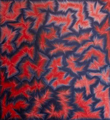 zaproszenie2 Kinga Popiela, Nieużytek 10, 2023, akryl na płótnie, 110 x 120 cm.